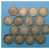 (16) Barber Quarters