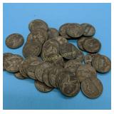 (40) Silver War Nickels,  All "S" Mint