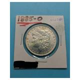 1885-O Morgan Dollar,  Very high Grade