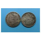 1880-P & 1889-P Morgan Dollars