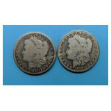 1890-S & 1891-S Morgan Dollars