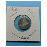1835 Capped Bust Dime