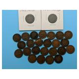 (30) Indian Head Cents  1883-1908