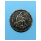 1857-P Seated Liberty Quarter................