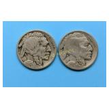 1917-P & 1917-D Buffalo Nickels,  Better dates