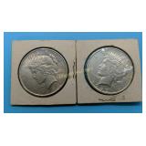 1923-P & 1923-S Peace Dollars