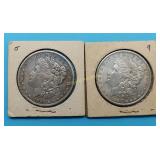 1885-P & 1900-P Morgan Dollars