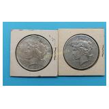 (2) 1926-S Peace Dollars