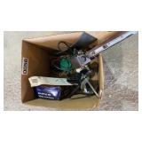 Hand saw, Angle Grinder w/attachment, air brush