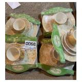 (5 ) Golden Meadow 4 pc. place settings