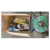 Acetylene hose, windshield cover, drill