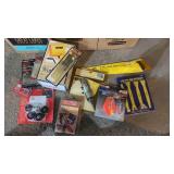 Air Screwdriver, sharpening kit, saw and blade