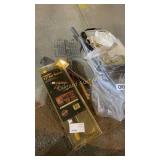 22" gas grill burner, grill, & grilling utensils