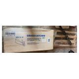 Cordless Mower blades, grass catcher