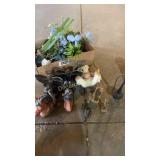 Floral, bookends, decor