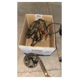 Hedge cutters, jumper cables, chains