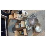 Weed sprayer, trouble lights, candle