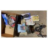 Punch set, ear muffs, phone battery