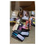 Fabric steamer, wireless keyboard, misc.