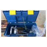 Plunge router, toolbox