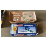 Strapping toll set, air grease gun