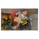 Clamps, screwdrivers, tools