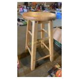 Wood stool