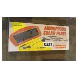 Amorphous solar panel