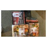 Nesting bowls, shoe dryer, rain boots