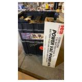 Storage box and power vac power kit