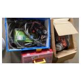 Cables, toolbox, etc.