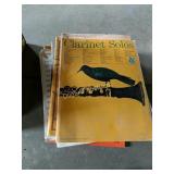 Clarinet Music books & Flute cases