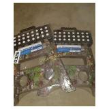 (2) folding camo step stools