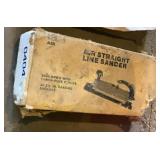 Air straight line sander