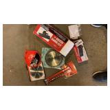 Saw blades, receiver step & tow hook