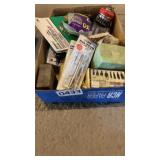 Hole drill bits, wire brush, plug cutter set