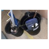 Punch/chisel set, Pipe wrench, Buckets & more