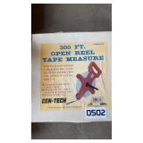 300 ft. open reel tape measure