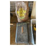 Table grill and charcoal briquets