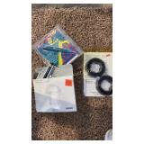 Stone sharpener, staple gun, misc.