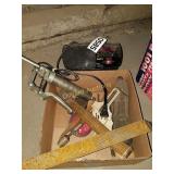 Radio, grease gun, plane & more