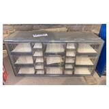 Hardware shelving unit - empty