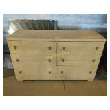 Blonde dresser w/mirror