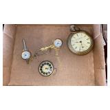 Pocket watch, clocks