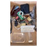 Shoe horns, key wallet, misc.