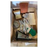 Necklace, stainless silverware, fan