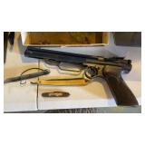 Crossman BB gun, Knife, as is