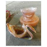 Pink depression glassware