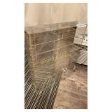 Plastic storage shelving