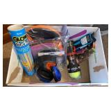 Glow sticks, tennis balls, misc. toys